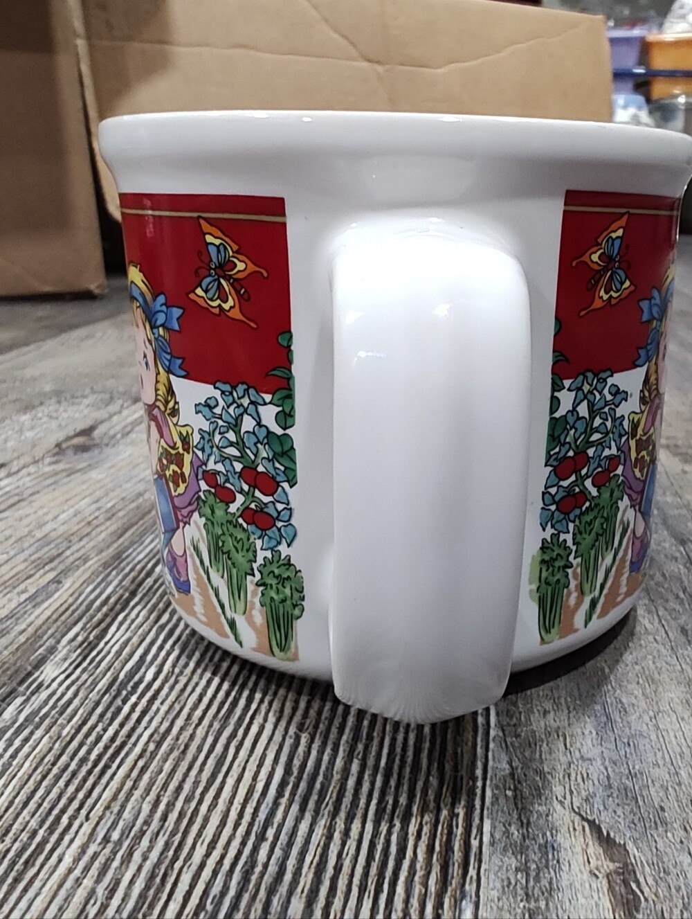 1993 Campbell's Soup Mug Cup - Campbell's Kids In The Garden, M'm! M'm! Good! - Picture 4 of 8